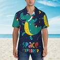 thumbnail image 4 of Balery Men'S Summer Hawaiian Shirts Short-Sleeve Design Name Printed Casual Shirts - Size Name, 4 of 9