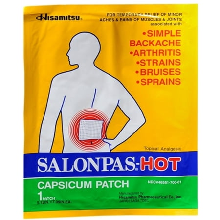 - Salonpas-Hot Capsicum Patch 1 Each (Pack of 4)