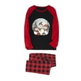 thumbnail image 3 of Odeerbi Christmas Pajamas for Family Holiday Long Sleeve Family Christmas Pajamas Matching Sets Dad Plaid Printed Tops Pants Set Two-Piece Sleepwear Xmas Family Matching PJs Set Multicolor, 3 of 3