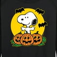 thumbnail image 3 of Peanuts - Snoopy Pumpkin Patch - Women's Lightweight French Terry Long Sleeve Shirt, 3 of 6