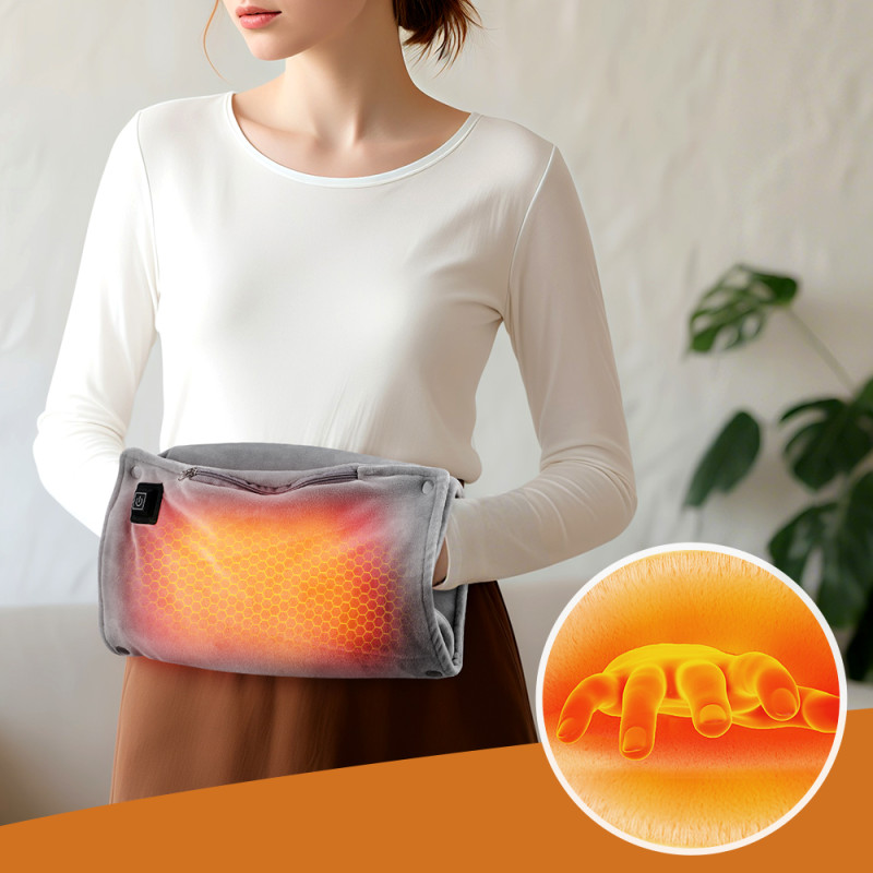 Hand Warmers Rechargeable, Portable Graphene Heated Gloves Handwarmers Bag with Power Bank,3 Heat Modes, Fast Electric Heating Pouch for Women,Kids, Hunting