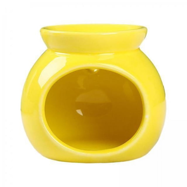 3x Quemador de Aceite Aromático, Portavelas, Difusor Perfumado, Incensario, Calentador de Aceite de Color Sólido, Quemador de Aceite Esencial de Cerám 3 piezas