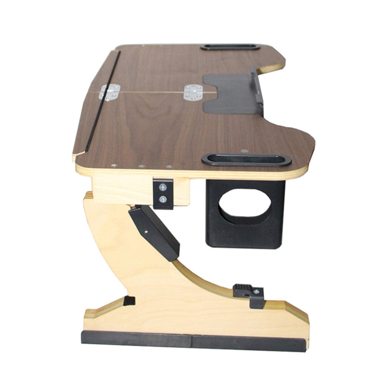 Multifunctional Lazy Person Lying Desk Wooden 360°Adjustable Notebook Stand, Desk Computer Stand, Portable Foldable Stand