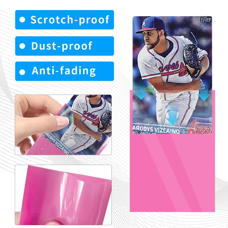 Card Sleeves Trading Card Holder Hard Card Protector Fit for  Football/Sports Baseball Cards Game 500Pcs Multicolor - Walmart.com