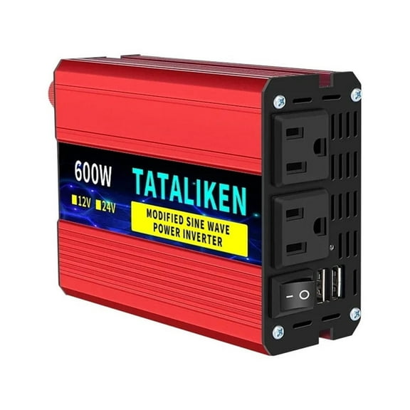 Converter DC 12V/24V To AC 4000W Modified Sine Wave Inverter 60HZ with LED Display Transformer High Power Voltage ,Protect Your Appliances