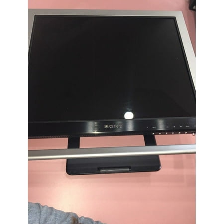 sony television/ monitor large black mounted