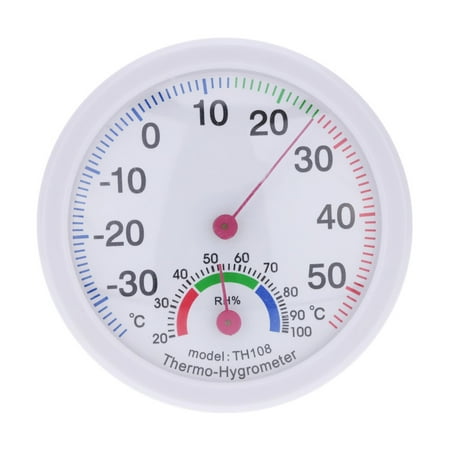 -35~55°C Mini Indoor Analog Temperature Humidity Meter Thermometer