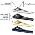 thumbnail image 5 of une Pince Cravate Argente Classique Pour Hommes D'affaires, 5 of 5