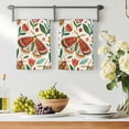 thumbnail image 3 of Butterfly Flower Kitchen Towels Set of 4, Spring Watercolor Floral Leaf Beige Absorbent Dish Towels for Kitchen, Microfiber Hand Towel, Quick Drying Tea Towel for Cleaning Decorative Dishcloths, 3 of 7