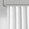 thumbnail image 4 of Madison Park Metro Polyester Woven Clipped Solid Shower Curtain in White, 4 of 5