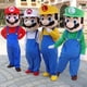 thumbnail image 2 of Disfraz de muñeco de dibujos animados de Super Mario de Disney, muñeco personalizado para caminar, jugar en vivo, promoción de eventos, accesorios, mascota títere, 2 of 5