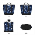 thumbnail image 3 of Large Capacity Insulated Tote Bag16.1×13.4×7.5in Thermal Insulation And Easy To Clean Strong Bearing Capacity Can Be Reused Midnightblue Geometric Patterns_4, 3 of 8