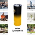 thumbnail image 4 of City Football Tumblers 20oz Straight Skinny Car Cups Sports Travel Coffee Mug, Stainless Steel, Insulated,Classic Collection Gifts for Men Women Fans. (Yellow), 4 of 7