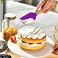 thumbnail image 4 of Silicone Spatula with Wooden Handle, Heat Resistant Kitchen Baking Turner, Nonstick Scraper for Mixing, Cooking, Cake Decorating, Batter, Food Preparation(Style D), 4 of 5