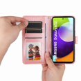 thumbnail image 5 of Funda tipo cartera GANGXUN para Samsung Galaxy A52 , diseño girasol, cuero PU, soporte, cierre magnético, tarjetero, 5 of 5