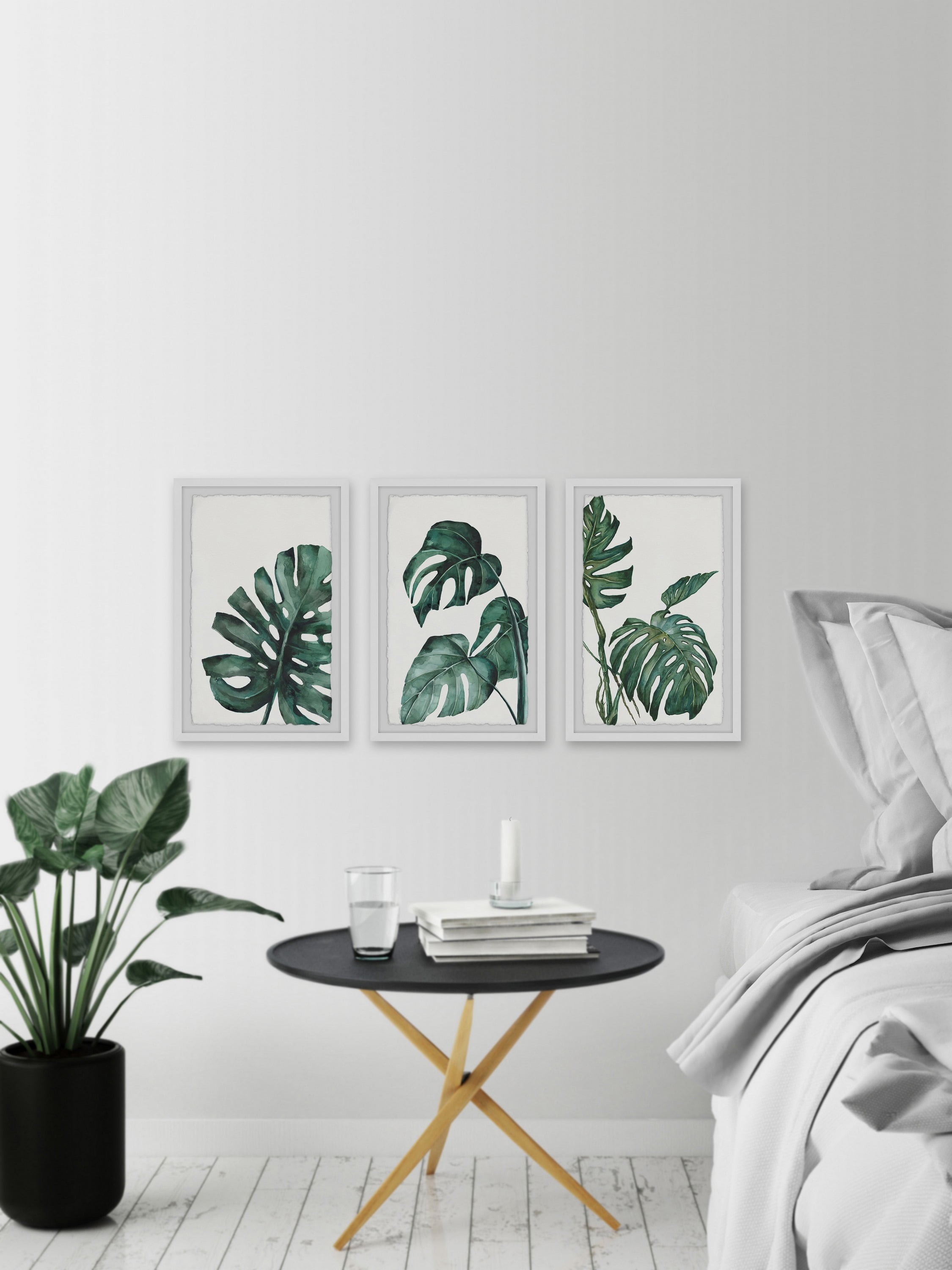 Marmont Hill Palmera White Triptych