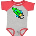 thumbnail image 3 of Inktastic Cute Green Rocket Boys or Girls Baby Bodysuit, 3 of 5