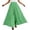 Mint Green, variant on Women's Culottes Linen Wide Leg Pants Elastic Waist Casual Palazzo Trousers Women Linen Pants Color Red Size M