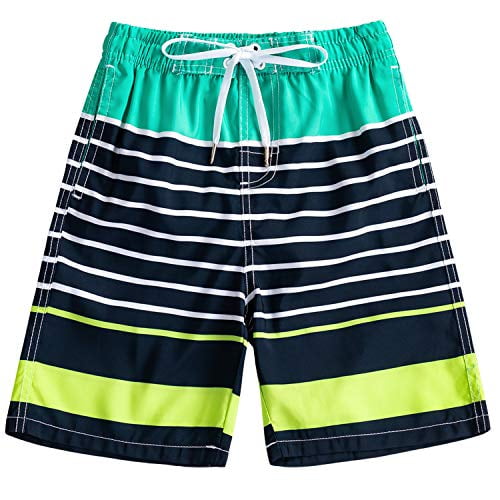 Kute 'n' Koo Boys Swim Trunks Quick Dry Striped Boys Swim Shorts Boys Bathing Suit UPF 50 Kute 'n' Koo Boys Swim Trunks Quick Dry Striped Boys Swim Shorts Boys Bathing Suit UPF 50