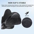 thumbnail image 3 of AMANSSE Men's Hands-Free Slip On Walking Shoes Non Slip Sock Sneakers Air Cushion Lightweight Comfortable Casual Tennis Workout Running Shoes All Black Size 7, 3 of 6