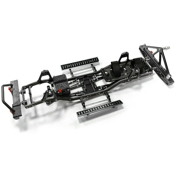 Integy RC Toy Model Hop-ups C26937BLACK Composite Ladder Frame Chassis Kit w/ Hop-up Combo for SCX-10, Dingo Honcho Jeep