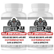 Monster in a Minute Effective Male Enhancement with EZ UP Proprietary Blend (2-Pack)