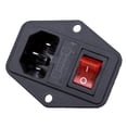 thumbnail image 3 of ZOUSSIQI Interruptor Conector Maquina Arcade 3 Pin IEC320 Bartop Switch LED Power On Off CA919-18969, 3 of 5
