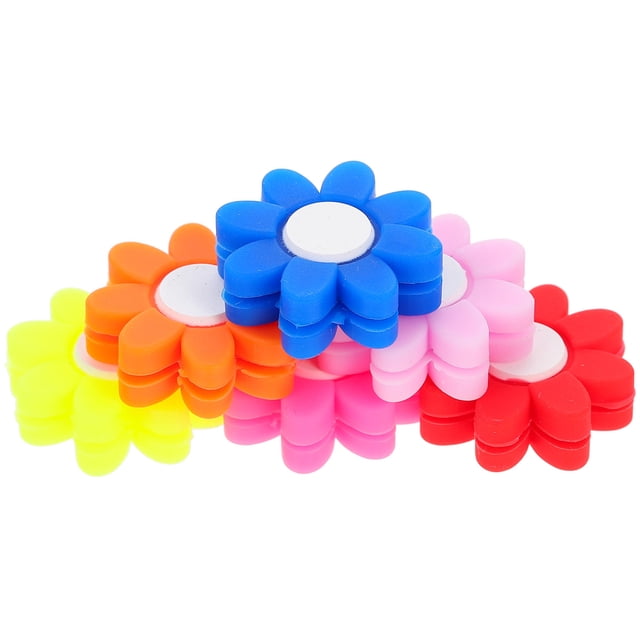Luxshiny 6Ud Accesorio Para Raqueta Amortiguador De Vibraciones De Silicona Color Surtido