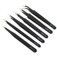 thumbnail image 2 of HEVIRGO 1 Pc ESD Safe Stainless Steel Anti-Static Tweezers Maintenance Repair Tool, 2 of 8
