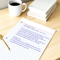 thumbnail image 5 of Loose Leaf Paper, 200 Sheets, Wide Ruled Filler Notebook Paper, 8" x 10.5", Bulk Notebook Papers,3 Hole Punched Loose Leaf Paper for 3 Ring Binders,Loose Leaf Office Paper, (White), 5 of 6