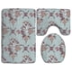 thumbnail image 1 of Juego de alfombras de baño ABPHQTO de 3 piezas con Cartas de amor antiguas, 1 of 2