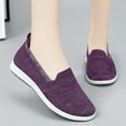thumbnail image 2 of Sngxgn Women’s Flat Shoes Dress Shoes Slip On Walking Flats Shoes for Woman Casual Comfort Soft(Purple,37), 2 of 8