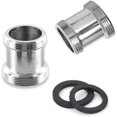 thumbnail image 1 of 2 paquetes Adaptador de grifo de latón, conector de aireador de grifo macho a macho NPT de 22 mm para grifo de lavabo Purificador de agua Aireador (m20 -, 1 of 4