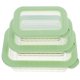 thumbnail image 4 of 3 recipientes para mezclar ensaladas, almacenamiento de refrigerios, contenedor de alimentos de cocina, caja organizadora de verduras, 4 of 8