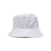 Bucket Hat For Men Women - Cotton Packable Fishing Cap, White L/XL