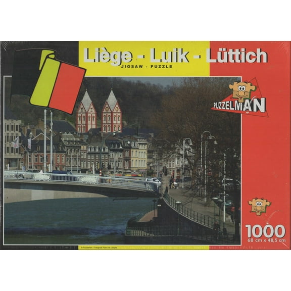 Puzzleman 1000 Piece Puzzle - Liege Belgium