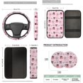 thumbnail image 7 of KUIFORTI Pumpkin Bow Car Seat Covers Full Set All-Season Protection 14 Pack Automotive Front Seat & Bench Back Seat Cover with Steering Wheel Cover Universal Fit Cars SUV Trucks Anti Slip Soft, 7 of 7