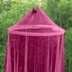 thumbnail image 4 of Cortina mosquitera redonda de encaje para cama, elegante color blanco, 4 of 4