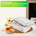 thumbnail image 3 of CATPAN 2Pcs Stainless Steel Ice Cream Containers, 40oz Freezer Storage Bins with Lids for Homemade Ice Cream, Durable & Airtight Container Sets for Kitchen & Dessert Preservation, 3 of 9