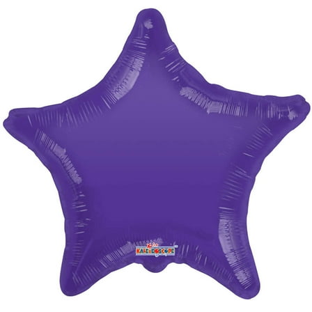 22 inch Kaleidoscope Star - Purple Gellibean Plastic Balloons - Party Supplies Decorations