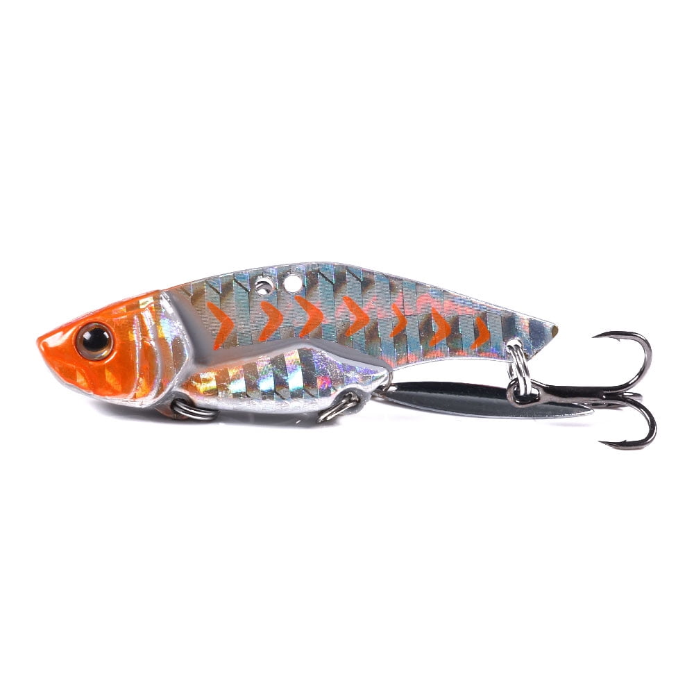 HENGJIA Blade Bait Fishing Lures for Bass Walleye, Long Cast Metal Fishing Spoons Baits for Freshwater Saltwater Blade Baits Crankbaits Fishing Lure,2.17in/0.56oz