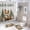 style-394, variant on Personalised Christmas Mouse Shower Curtain Sets 4 Piece Shower Curtain And Rugs Shower Curtain Set Custom Baby Boy First Christmas Waterproof Personality Pattern Bath Curtain for Bathtub Decor