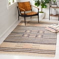 thumbnail image 2 of SAFAVIEH Kilim Comgan Tribal Area Rug, Natural/Black, 6' x 9', 2 of 8