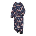 thumbnail image 4 of Nituyy Matching Family Pajamas Sets Christmas PJ's Sleepwear Printed Top with Plaid Bottom, 4 of 10