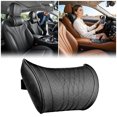 Car Headrest Pillow, Curved Neck Support Cushion, Perforated Memory ...