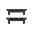 thumbnail image 5 of Posh Tech Black Silicone Replacement Apple Watch Band (Fits All Models), 5 of 6