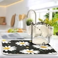 thumbnail image 5 of Iauyy Dish Drying Mat for Kitchen Counter, Super Absorbent & Hanging 16x18 / 18x24 Inch (S/M) Artistic Daisy, 5 of 8