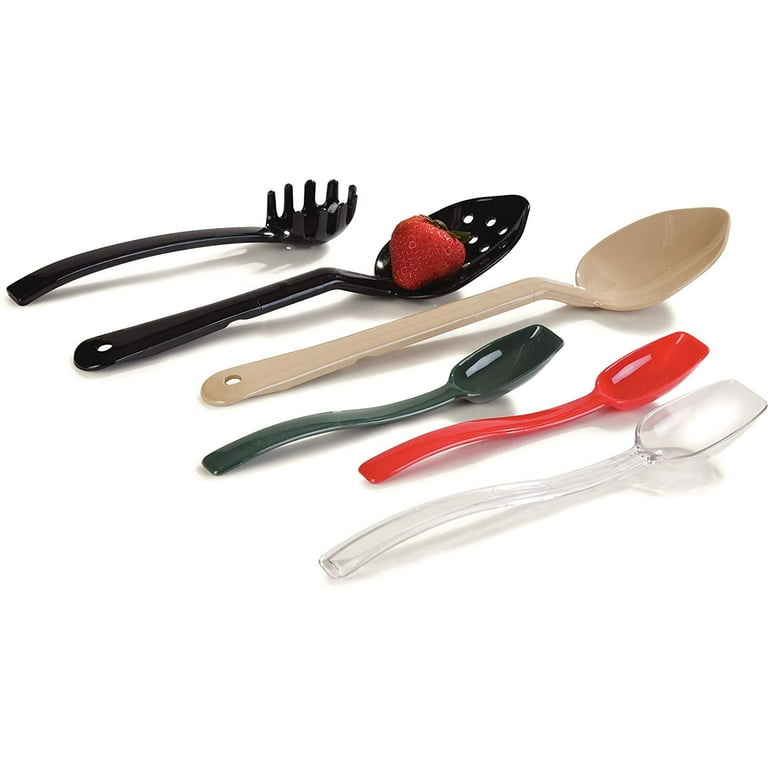 Polycarbonate Red Buffet Spoons Set of 12 Polycarbonate Red Buffet Spoons Set of 12