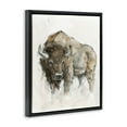 thumbnail image 3 of Stupell Industries Western American Buffalo Brown Country Animal Jet Black Framed Floating Canvas Wall Art, 16x20, by Ethan Harper, 3 of 5