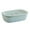 Green, variant on Ceramic Soap Dish, Kvago Self-draining Soap Holder, Double Layer Bar Soap Holder, Detachable Soap Dish Tray Draining Soap Dishes for Bathroom Shower Kitchen (5.31 x 3.66 x 1.49 in, White)